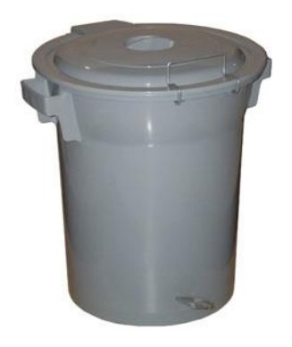 Balde com pedal