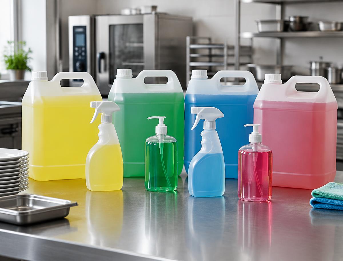 Conjunto de produtos de higiene profissional para HORECA